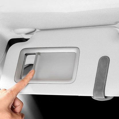 Wildleder Multifunktionaler Brillenhalter mit Ihrem Auto-Logo