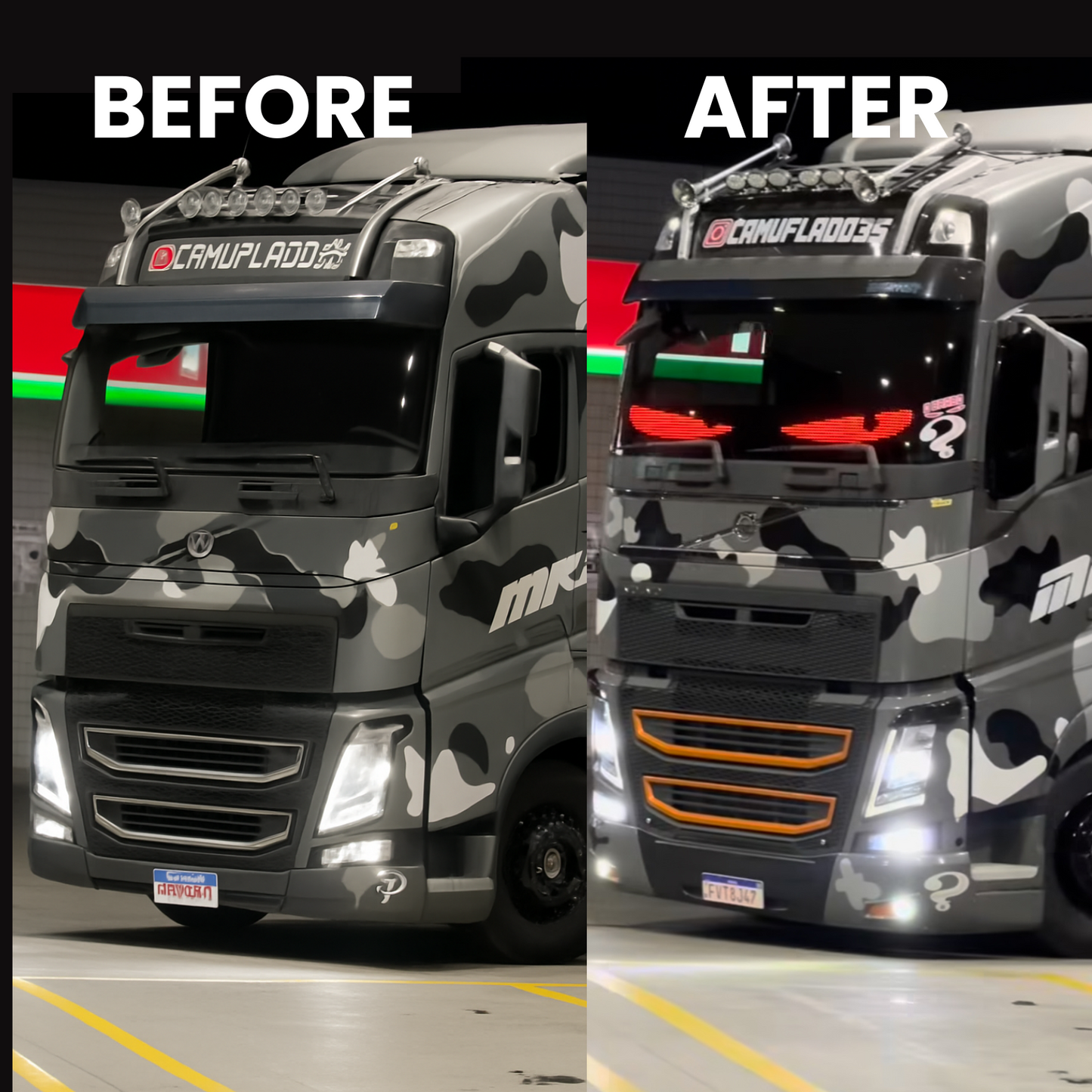 LED Auto Augen – 2er Pack